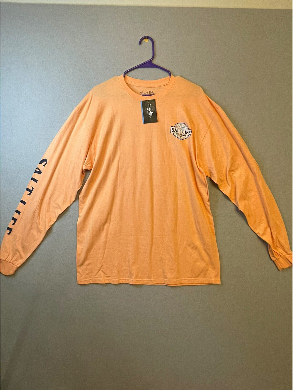 Salt Life Mens Reel Escape Graphic Long Sleeve T-Shirt - XL